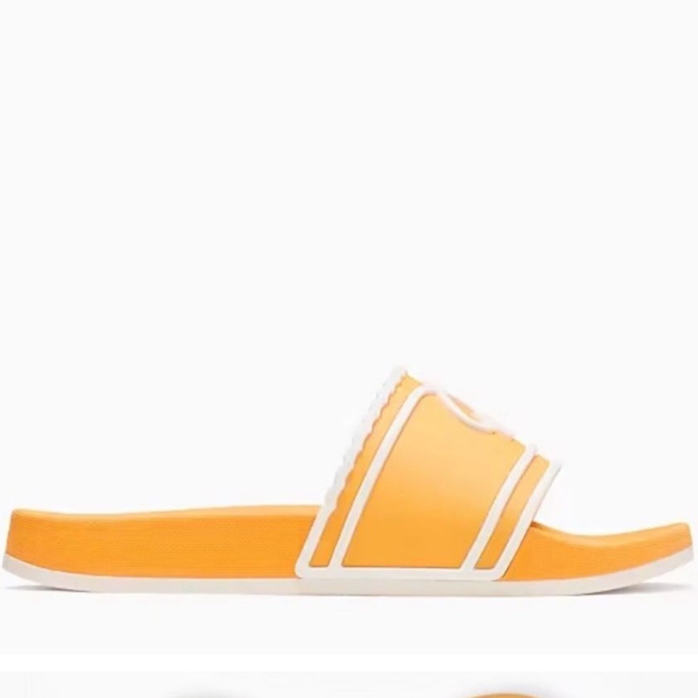 ♠️Kate Spade Brigitte Pool Slide, Sunset Blaze Orange - Picture 2 of 10